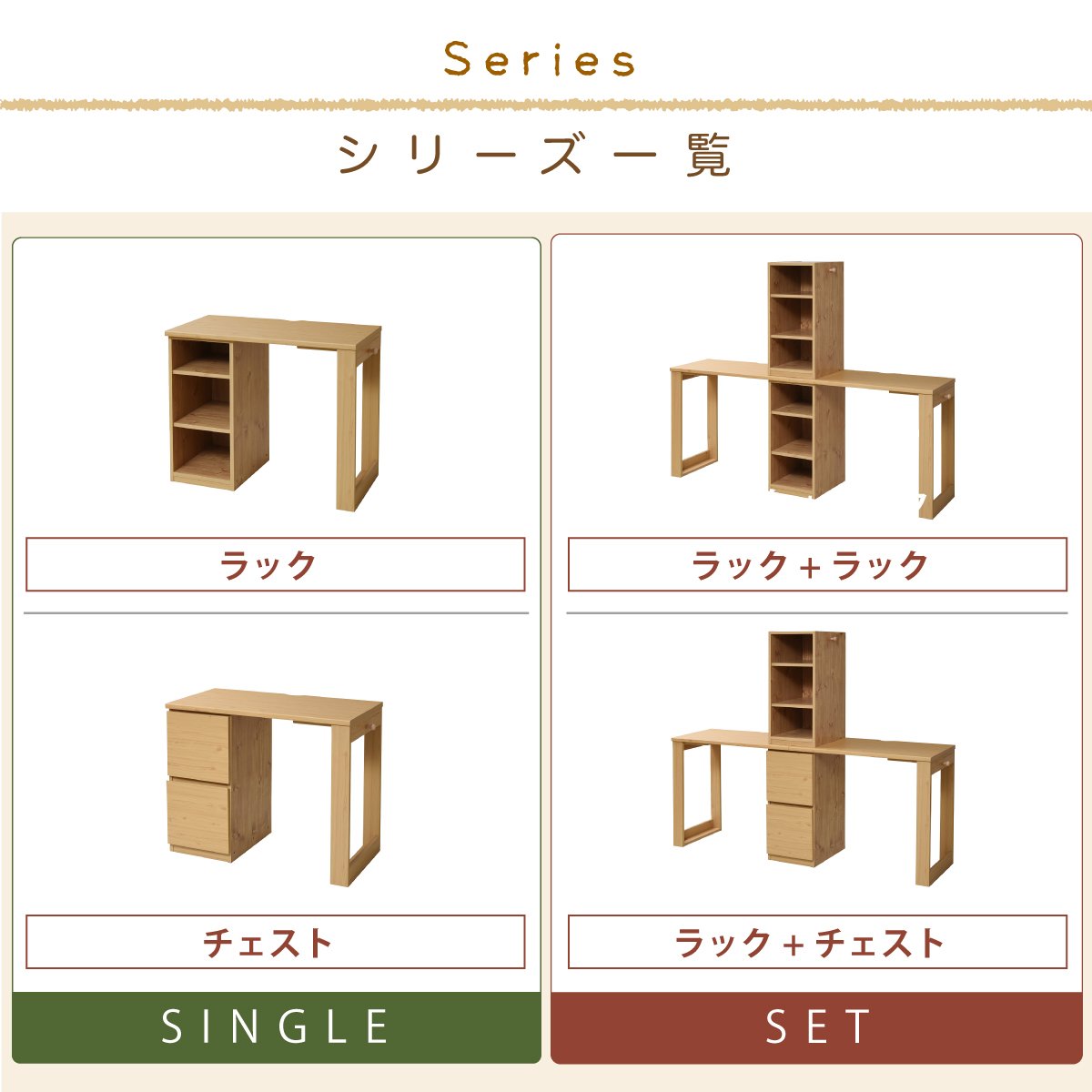 Amazon.co.jp: JKプラン wit'sシリーズ コンパクト ツインデスク